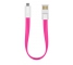 Cablu date Huawei P8 Slim Magnet 22cm roz