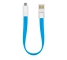 Cablu date HTC Desire 820 dual sim Slim Magnet 22cm albastru