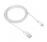 Cablu de date Apple iPhone 5 Haweel Woven HWL1025S 1m Argintiu Blister Original