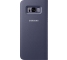Husa textil Samsung Galaxy S8+ G955 LED View EF-NG955PVEGWW Mov Blister Originala