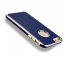 Husa silicon TPU Apple iPhone 7 Full Electro Bleumarin aurie