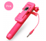 Selfie Stick cu declansator camera 3.5mm si LED RK-Mini4 roz Blister