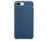 Husa TPU OEM pentru Apple iPhone 7 Plus Pure Silicone Bleumarin