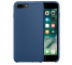 Husa TPU OEM pentru Apple iPhone 7 Plus Pure Silicone Bleumarin