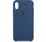 Husa silicon TPU Apple iPhone X MQT42ZM bleumarin Blister Originala