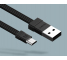Set Cablu de date MicroUSB Remax RC-062m Tengy, 2.1A, 1m / 16cm, Negru