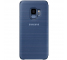 Husa textil Samsung Galaxy S9 G960 LED View EF-NG960PLEGWW Albastra Blister Originala