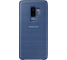 Husa textil Samsung Galaxy S9+ G965 LED View EF-NG965PLEGWW Albastra Blister Originala