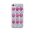 Husa silicon TPU Apple iPhone 7 Plus 3D Glitter Hearts roz argintie
