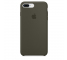 Husa silicon TPU Apple iPhone 8 Plus MR3Q2ZM Kaki Blister Originala 