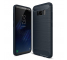 Husa silicon TPU Samsung Galaxy S8+ G955 Carbon Bleumarin