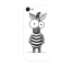 Husa silicon TPU Apple iPhone 7 HOCO Zebra Blister Originala