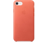 Husa piele Apple iPhone 8 MQ5F2ZM Portocalie Blister Originala