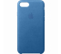 Husa piele Apple iPhone 8 MMY42ZM Albastra Blister Originala
