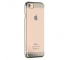 Husa silicon TPU Apple iPhone 6 DEVIA Glimmer2 Aurie Transparenta Blister Originala