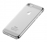 Husa silicon TPU Apple iPhone 7 DEVIA Glimmer2 Argintie Transparenta Blister Originala