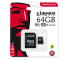 Card memorie Kingston Canvas MicroSDXC 64GB UHS-I U1 SDXC/64GB Blister