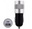 Adaptor auto USB - USB Type C Quick Charge 3.0 Argintiu Blister