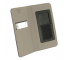Husa piele Magnetic Book pentru telefon 5 inci, Dimensiuni interioare 145 x 75 mm, bleumarin