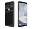 Husa TPU OEM cu spate din sticla pentru Samsung Galaxy S9+ G965, Neagra, Bulk