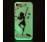 Husa TPU OEM Dancing Girl pentru Apple iPhone 7 / Apple iPhone 8, Fosforescenta, Multicolor, Bulk 