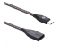Cablu Date si Incarcare USB la MicroUSB Totu Design Steel Rope, 1 m, Negru, Blister 