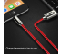 Cablu Date si Incarcare USB la Lightning Totu Design, 1.2 m, Rosu, Blister 