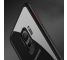 Husa TPU Cafele Acrylic pentru Samsung Galaxy S9 G960, Neagra - Transparenta, Blister 