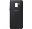 Husa Plastic Samsung Galaxy J6 J600, Dual Layer, Neagra, Blister EF-PJ600CBEGWW 