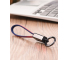 Cablu Date si Incarcare USB la Lightning HOCO Mascot U36, 0.19 m, Albastru - Rosu, Blister 