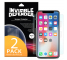 Folie Protectie Ecran Ringke pentru Apple iPhone X, Plastic, Full Face, Set 2 buc, Blister 