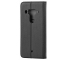 Husa Piele OEM Smart Magnet pentru HTC U12+, Neagra, Bulk 