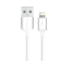 Cablu Date si Incarcare USB la Lightning Soultech Comfort DK020B, 1 m, Alb, Blister 