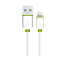 Cablu Date si Incarcare USB la Lightning Soultech Comfort DK032B, 1 m, Alb, Blister 