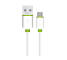 Cablu Date si Incarcare USB la MicroUSB Soultech Comfort DK033B, 1 m, Alb, Blister 