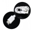 Incarcator Retea cu cablu USB Tip-C Forcell, 2 X USB, Alb, Blister 
