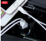 Incarcator Auto cu cablu Lightning XO Design CC-08, 2.4A, 2 X USB, Alb, Blister 