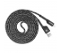 Cablu Date si Incarcare USB la Lightning Baseus Weave, 1.5 m, Negru, Blister 