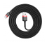 Cablu Date si Incarcare USB la USB Type-C Baseus Kevlar, 2A, 2 m, Negru, Blister 