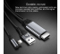 Adaptor Audio si Video HDMI la Lightning - USB la HDMI Totu Design Time BLA-037, 3 m, Negru, Blister 