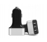 Incarcator Auto USB OEM, 3 x USB, 4.2A, Argintiu - Negru, Bulk 