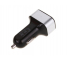 Incarcator Auto USB OEM 2.4 A, 2 X USB, Argintiu - Negru, Bulk 