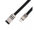 Cablu Date si Incarcare USB la MicroUSB Remax Weave RC-081m, 1 m, Negru, Blister 