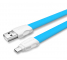 Cablu Date si Incarcare USB la MicroUSB Remax Full Speed 2, 1 m, Albastru, Blister 