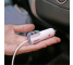 Incarcator Auto cu fir Lightning Baseus Energy Station, 2 X USB, Alb, Blister 
