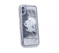 Husa TPU Disney Winnie The Pooh 008, Liquid Glitter, Pentru Apple iPhone X, Argintie, Blister 