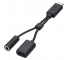 Adaptor Audio USB Type-C la 3.5 mm cu Port de incarcare USB Type-C Sony Xperia XZ2, Negru, Bulk 