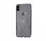 Husa TPU DEVIA Meteor pentru Apple iPhone X / Apple iPhone XS, Neagra - Transparenta, Blister 