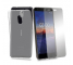 Husa TPU + Folie Ecran Tempered Glass Phonix Pentru Nokia 3.1 Transparenta Blister NK31PP 