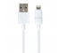 Cablu Date si Incarcare USB la Lightning Gecko Smart Led, 1.2 m, Alb, Blister GG100105 